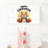 Halloween Corgiween, Spooky Corgi Dog Banner (Insitu)