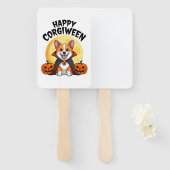 Halloween Corgiween, Spooky Corgi Dog Fächer (Vorne und Hinten)