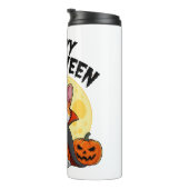 Halloween Corgiween, Spooky Corgi Dog Thermosbecher (Nach rechts gedreht)