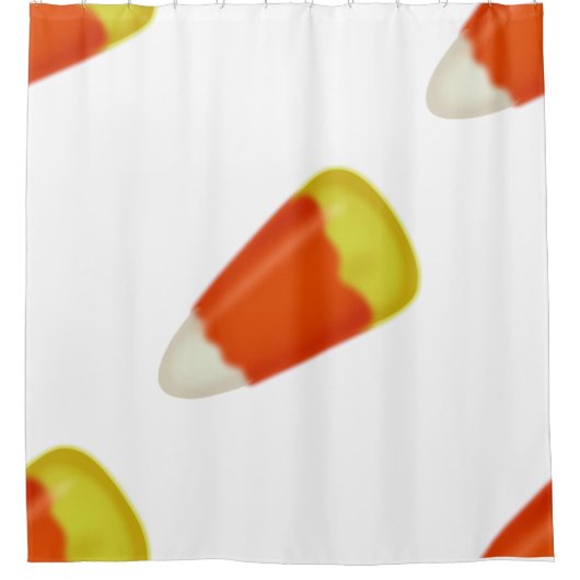 halloween corn candies duschvorhang (Vorderseite)