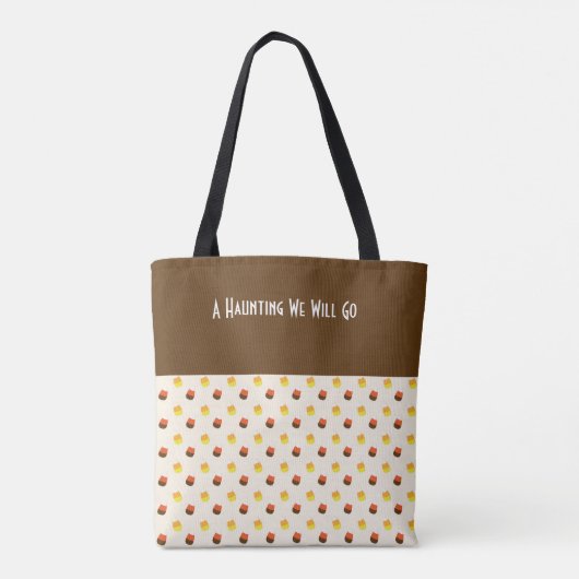 Halloween Cornelschokolade Vanilla Name Tasche (Rückseite)