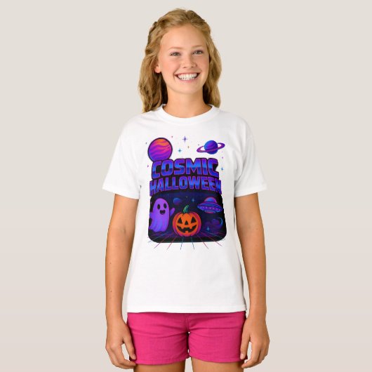 Halloween Cosmic Clothes Space Galaxy Unisex T-Shirt (Vorne ganz)