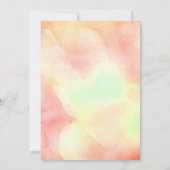 Halloween Costume Baby Dusche Party Einladung (Rückseite)