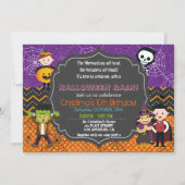 HALLOWEEN COSTUME BIRTHDAY PARTY EINLADUNG (Vorderseite)