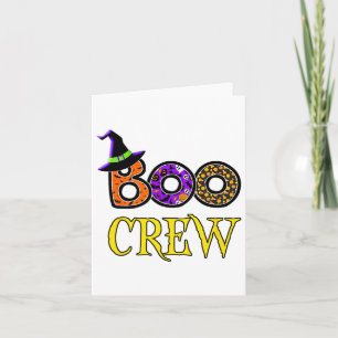 Halloween Costume Boo Crew Karte