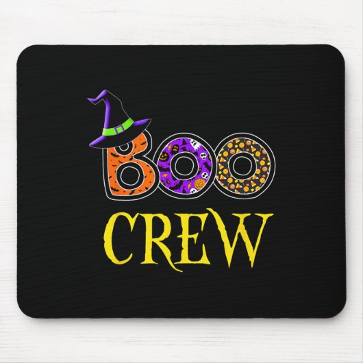 Halloween Costume Boo Crew Mousepad (Vorne)