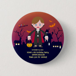 Halloween Costume Boy Geburtstagsparty Button