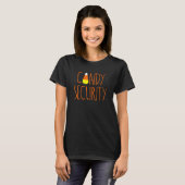 HALLOWEEN COSTUME CANDY CORN SECURITY DECORATIONS  T-Shirt (Vorne ganz)