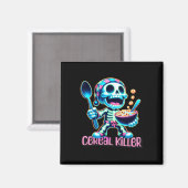 Halloween Costume Cereal Killer Funny Breakfast Ce Magnet (Vorderseite/Rückseite)