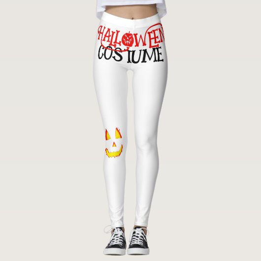 HALLOWEEN COSTUME Cooles Outfit anpassen Leggings (Vorderseite)