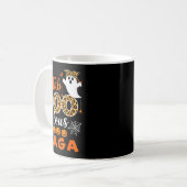 Halloween Costume Cute Leopard Boo Gaga Soky Ghost Kaffeetasse (Vorderseite Links)