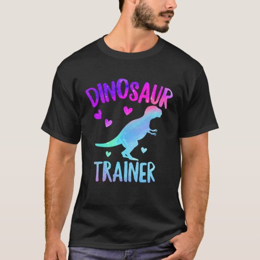 Halloween Costume Dinosaurier Trainer Trick oder B T-Shirt (Vorderseite)