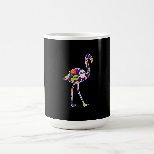 Halloween Costume Flamingo Ghost Candy Geschenk Kaffeetasse (Mittel)