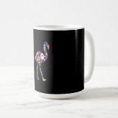 Halloween Costume Flamingo Ghost Candy Geschenk Kaffeetasse (VorderseiteRechts)