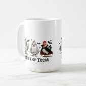 Halloween Costume Funny Chick Design 🎃 👻 Kaffeetasse (Vorderseite Links)