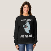 Halloween Costume Ghost Here for the Boos Sweatshirt (Vorne ganz)