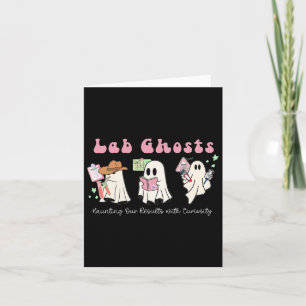 Halloween Costume Ghost Teacher Laboratory Labrado Karte