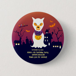 Halloween Costume Girl Geburtstagsparty Button