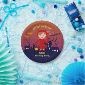 Halloween Costume Girl Geburtstagsparty Pappteller (Party)