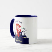 Halloween Costume Girl Geburtstagsparty Tasse (Vorderseite Links)