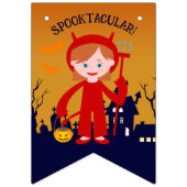 Halloween Costume Girl Geburtstagsparty Wimpelkette (Erste Fahne)