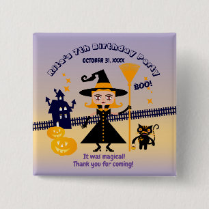 Halloween Costume Girl Witz Geburtstagsparty Button