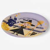 Halloween Costume Girl Witz Geburtstagsparty Pappteller (Schrägansicht)