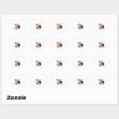 Halloween Costume Happy Sloths Trick oder Tre Herz-Aufkleber (Blatt)
