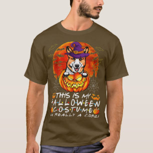 Halloween Costume Im wahrsten Sinne ein Corgi Dog T-Shirt