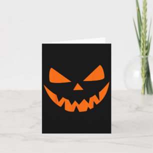 Halloween Costume Jack O' Lantern Pumpkin Face Wom Karte