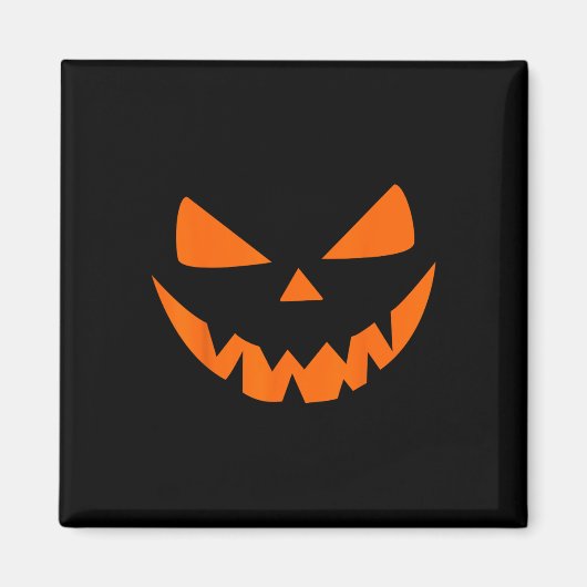 Halloween Costume Jack O' Lantern Pumpkin Face Wom Magnet (Vorne)