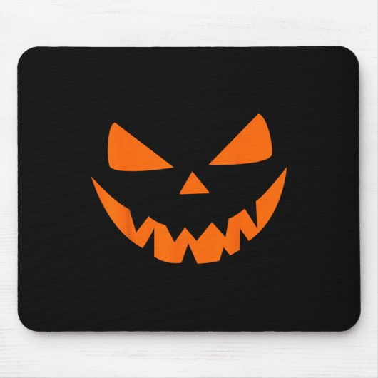 Halloween Costume Jack O' Lantern Pumpkin Face Wom Mousepad (Vorne)