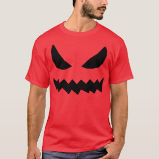 Halloween Costume Jack O' Lantern Pumpkin Face Wom T-Shirt