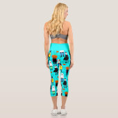 halloween costume kids imitieren Fledermäuse Capri Leggings (Rückseite)