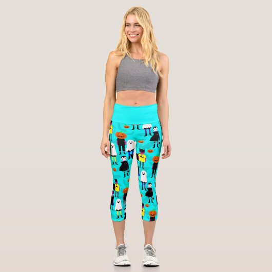 halloween costume kids imitieren Fledermäuse Capri Leggings (Vorderseite)