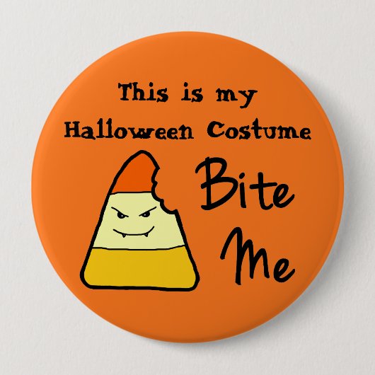 Halloween Costume Large Button (Vorderseite)