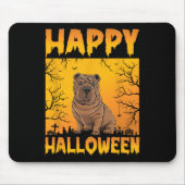 Halloween Costume Männer Frauen Kinder Funny Shar Mousepad (Vorne)