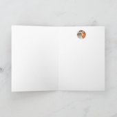 Halloween Costume Mummy Mouse Wasserfarbe Kunst Karte (Innenseite)