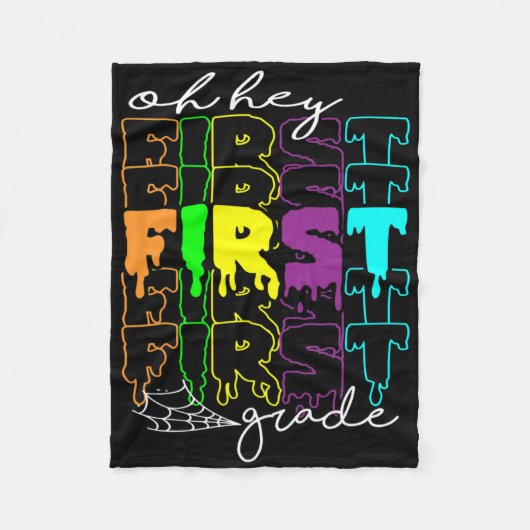 Halloween Costume Oh Hey, Lehrer erster Klasse Stu Fleecedecke (Vorderseite)