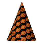 Halloween Costume Orange Pumpkin Jack o' Lantern Partyhütchen (Links)