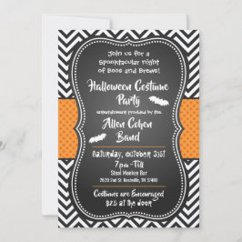 Halloween Costume Party Bar Einladung