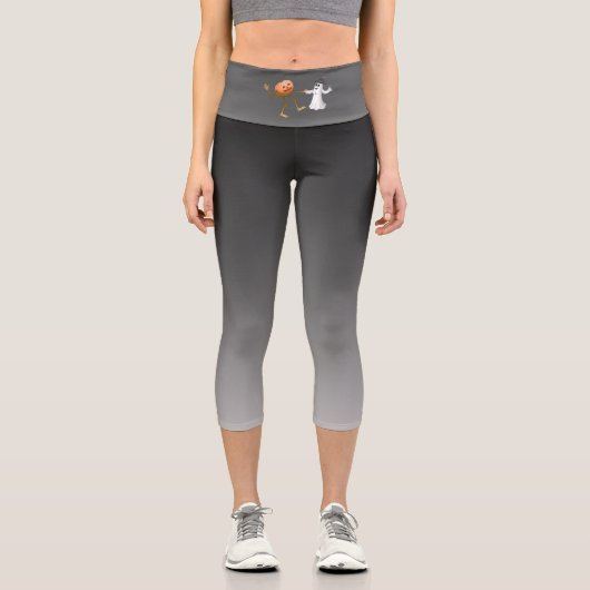 Halloween Costume Party Capri Leggings (Vorderseite)