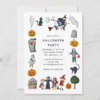 Halloween Costume Party | Cartoon Kinder Spooky Ni