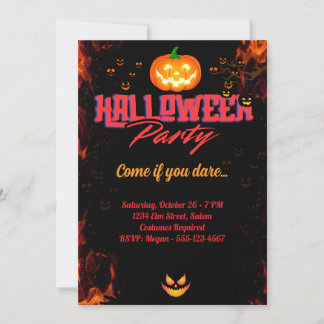 "Halloween Costume Party Einladung