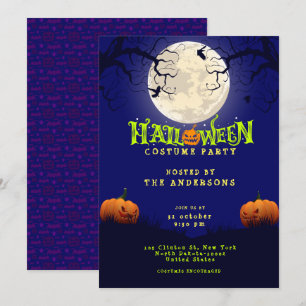 Halloween Costume Party Einladung