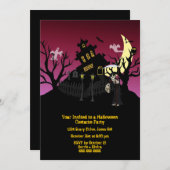 Halloween Costume Party Einladung (Vorne/Hinten)