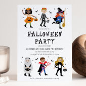 Halloween Costume Party Einladung