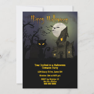 Halloween Costume Party Einladung