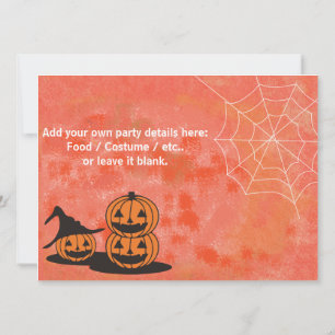 Halloween Costume Party Einladung