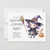 Halloween Costume Party Einladung | unheimlich (Vorderseite)